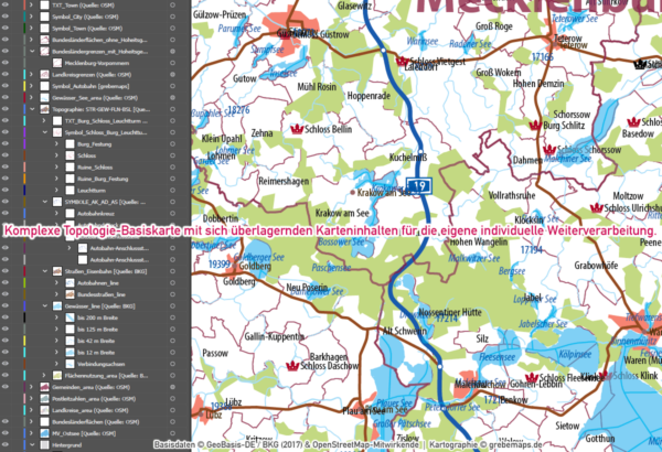 Mecklenburg-Vorpommern Vektorkarte Landkreise Gemeinden Postleitzahlen PLZ-5, Landkarte Mecklenburg-Vorpommern, Kartengrafik Mecklenburg-Vorpommern, Vektorkarte Mecklenburg-Vorpommern, vector map Mecklenburg-Vorpommern, Karte Meck-Pomm, Karte MV, Karte Postleitzahlen, AI, download, editierbar, Karte Mecklenburg-Vorpommern für Illustrator