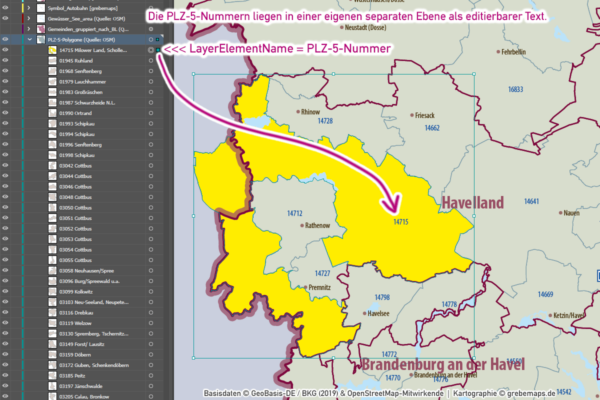 Brandenburg Berlin Vektorkarte Landkreise Gemeinden Postleitzahlen PLZ-5, Landkarte Brandenburg Berlin, Kartengrafik Brandenburg Berlin, vector map Brandenburg Berlin, Vektorkarte Brandenburg Berlin, AI, download, editierbar, Karte Brandenburg Berlin für Illustrator, Karte Postleitzahlen Brandenburg Berlin, Karte PLZ 5-stellig Brandenburg Berlin