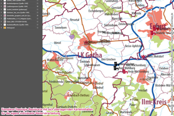 Thüringen Vektorkarte Landkreise Gemeinden Postleitzahlen PLZ-5, Karte Postleitzahlen Thüringen, Karte Gemeinden Thüringen, Karte Landkreise Thüringen, Karte PLZ-5 Thüringen, vector map Thüringen, Kartengrafik Thüringen, Vektorgrafik Thüringen, Vektorkarte Thüringen Ai, Landkarte Thüringen, Karte Thüringen für Illustrator Ai, download, editierbar