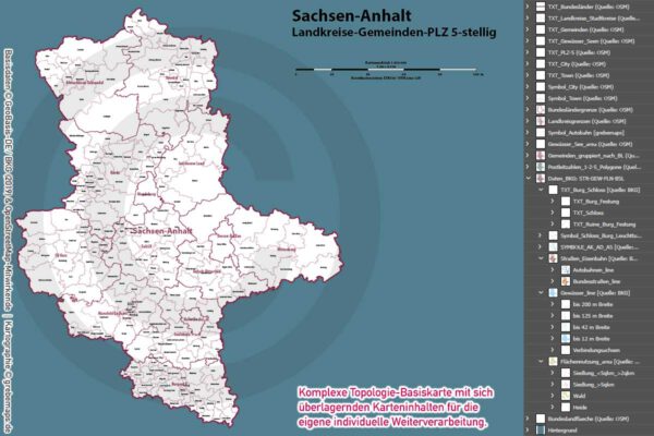 Sachsen-Anhalt Vektorkarte Landkreise Gemeinden Postleitzahlen PLZ-5, Karte Gemeinden Sachsen-Anhalt, Kart Landkreise Sachsen-Anhalt, Landkarte Sachsen-Anhalt, Karte Postleitzahlen Sachsen-Anhalt, PLZ-Karte Sachsen-Anhalt, Karte PLZ-5 Sachsen-Anhalt, Kart PLZ 5-stellig Sachsen-Anhalt, download, AI, editierbar, vector map Sachsen-Anhalt, Kartengrafik Sachsen-Anhalt, Vektorgrafik Sachsen-Anhalt