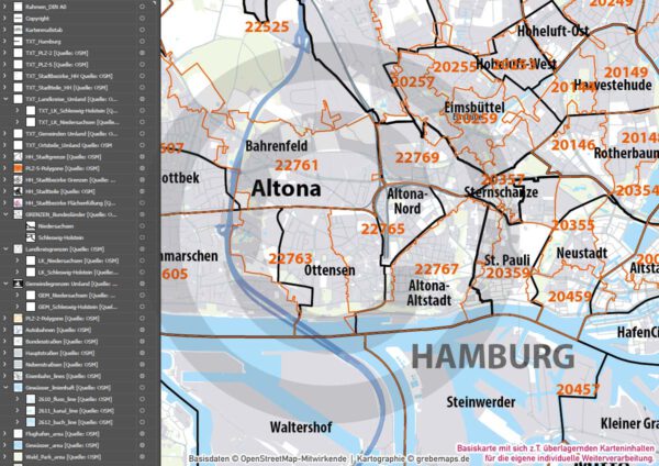 Hamburg und Umgebung Vertriebskarte Postleitzahlen PLZ-5 Stadtbezirke Stadtteile Vektorkarte, Postleitzahlenkarte Hamburg, Karte PLZ-5 Hamburg, Landkarte Hamburg, Stadtplan Hamburg, Stadtkarte Hamburg, Karte Hamburg für Illustrator, Kartengrafik Hamburg, Vektorgrafik Hamburg, vector map hamburg, Karte Hamburg AI-datei, editierbar, download, ebenen-separiert