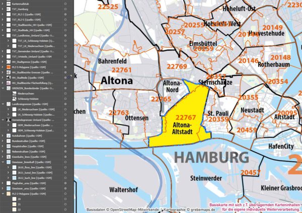 Hamburg und Umgebung Vertriebskarte Postleitzahlen PLZ-5 Stadtbezirke Stadtteile Vektorkarte, Postleitzahlenkarte Hamburg, Karte PLZ-5 Hamburg, Landkarte Hamburg, Stadtplan Hamburg, Stadtkarte Hamburg, Karte Hamburg für Illustrator, Kartengrafik Hamburg, Vektorgrafik Hamburg, vector map hamburg, Karte Hamburg AI-datei, editierbar, download, ebenen-separiert