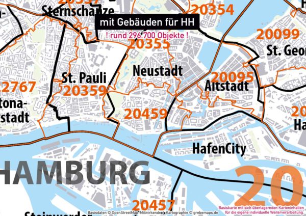 Hamburg und Umgebung Vertriebskarte Postleitzahlen PLZ-5 Stadtbezirke Stadtteile HH-Gebäude Vektorkarte, PLZ-Karte Hamburg, Postleitzahlenkarte Hamburg, Karte Hamburg Stadtteile, vector map hamburg, Vektorkarte hamburg, Vektorgrafik Hamburg, Kartengrafik Hamburg, Karte Hamburg Stadtteile für Illustrator, Karte Hamburg AI-Datei, editierbar, download, ebenen-separiert, Stadtplan Hamburg Stadtteile, Landkarte Hamburg Stadtteile, Stadtkarte Hamburg Stadtteile