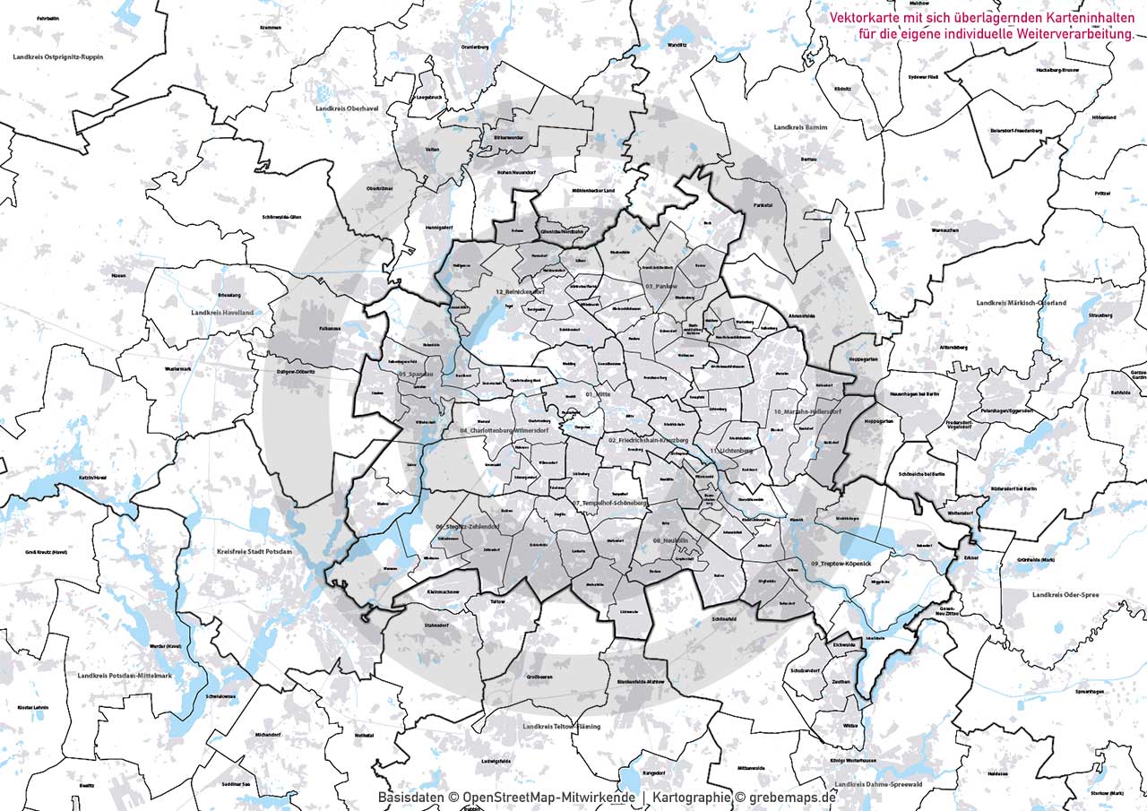 Berlin und Umgebung Vertriebskarte Postleitzahlen PLZ-5 Stadtbezirke Stadtteile Vektorkarte, vector map berlin, plz-karte berlin, karte plz berlin, karte berlin stadtteile, karte berlin vektor, karte berlin für illustrator, stadtplan berlin stadtteile, stadtplan berlin plz, karte berlin ai, vector map berlin, vektorgrafik, vektorkarte, kartengrafik, illustrator ai, editierbar, download
