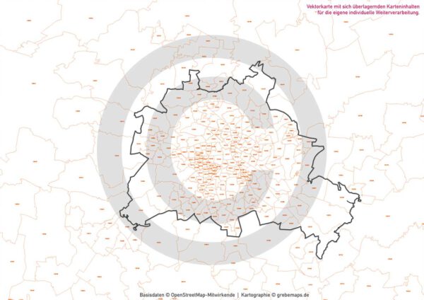 Berlin und Umgebung Vertriebskarte Postleitzahlen PLZ-5 Stadtbezirke Stadtteile Vektorkarte, vector map berlin, plz-karte berlin, karte plz berlin, karte berlin stadtteile, karte berlin vektor, karte berlin für illustrator, stadtplan berlin stadtteile, stadtplan berlin plz, karte berlin ai, vector map berlin, vektorgrafik, vektorkarte, kartengrafik, illustrator ai, editierbar, download