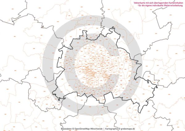 Berlin und Umgebung Vertriebskarte Postleitzahlen PLZ-5 Stadtbezirke Stadtteile Vektorkarte, vector map berlin, plz-karte berlin, karte plz berlin, karte berlin stadtteile, karte berlin vektor, karte berlin für illustrator, stadtplan berlin stadtteile, stadtplan berlin plz, karte berlin ai, vector map berlin, vektorgrafik, vektorkarte, kartengrafik, illustrator ai, editierbar, download