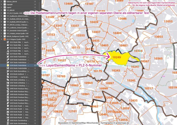 Berlin und Umgebung Vertriebskarte Postleitzahlen PLZ-5 Stadtbezirke Stadtteile Vektorkarte, vector map berlin, plz-karte berlin, karte plz berlin, karte berlin stadtteile, karte berlin vektor, karte berlin für illustrator, stadtplan berlin stadtteile, stadtplan berlin plz, karte berlin ai, vector map berlin, vektorgrafik, vektorkarte, kartengrafik, illustrator ai, editierbar, download