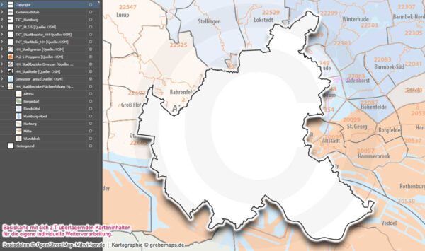 Hamburg Basiskarte Postleitzahlen PLZ-5 Stadtbezirke Stadtteile Vektorkarte, Karte Hamburg PLZ 5-stellig, Postleitzahlenkarte Hamburg, vector map hamburg stadtteile, Vektorkarte Hamburg PLZ, Karte Hamburg für Illustrator, Stadtplan Hamburg Stadtteile, Landkarte Hamburg Stadtteile, Kartengrafik Hamburg, Vektorgrafik Hamburg, AI-Datei, download, ebenen-separiert, editierbar, Karte Hamburg PLZ für Illustrator AI