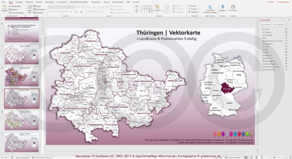 PowerPoint-Karte Thüringen Gemeinden Landkreise Postleitzahlen PLZ-5, Gemeindekarte Thüringen powerpoint, Karte Powerpoint Thüringen einfärbbar, Karte Thüringen PowerPoint, Landkarte PowerPoint Thüringen, Landkarte Thüringen Powerpoint, PowerPoint Karte Postleitzahlen 5-stellig, PowerPoint Landkarte Thüringen, Powerpoint Landkreiskarte Thüringen, Powerpoint Vektorkarte Thüringen, PowerPoint-Karte Thüringen, PowerPoint-Karte Thüringen Gemeinden, PowerPoint-Karte Thüringen Landkreise, PowerPoint-Karte Thüringen PLZ, PowerPoint-Karte Thüringen PLZ 5-stellig, PowerPoint-Karte Thüringen PLZ-5, PowerPoint-Karte Thüringen Postleitzahlen, Vektorkarte Thüringen Powerpoint