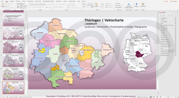 PowerPoint-Karte Thüringen Gemeinden Landkreise Postleitzahlen PLZ-5, Gemeindekarte Thüringen powerpoint, Karte Powerpoint Thüringen einfärbbar, Karte Thüringen PowerPoint, Landkarte PowerPoint Thüringen, Landkarte Thüringen Powerpoint, PowerPoint Karte Postleitzahlen 5-stellig, PowerPoint Landkarte Thüringen, Powerpoint Landkreiskarte Thüringen, Powerpoint Vektorkarte Thüringen, PowerPoint-Karte Thüringen, PowerPoint-Karte Thüringen Gemeinden, PowerPoint-Karte Thüringen Landkreise, PowerPoint-Karte Thüringen PLZ, PowerPoint-Karte Thüringen PLZ 5-stellig, PowerPoint-Karte Thüringen PLZ-5, PowerPoint-Karte Thüringen Postleitzahlen, Vektorkarte Thüringen Powerpoint