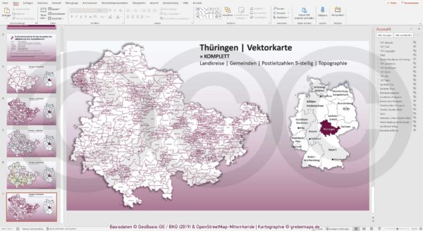 PowerPoint-Karte Thüringen Gemeinden Landkreise Postleitzahlen PLZ-5, Gemeindekarte Thüringen powerpoint, Karte Powerpoint Thüringen einfärbbar, Karte Thüringen PowerPoint, Landkarte PowerPoint Thüringen, Landkarte Thüringen Powerpoint, PowerPoint Karte Postleitzahlen 5-stellig, PowerPoint Landkarte Thüringen, Powerpoint Landkreiskarte Thüringen, Powerpoint Vektorkarte Thüringen, PowerPoint-Karte Thüringen, PowerPoint-Karte Thüringen Gemeinden, PowerPoint-Karte Thüringen Landkreise, PowerPoint-Karte Thüringen PLZ, PowerPoint-Karte Thüringen PLZ 5-stellig, PowerPoint-Karte Thüringen PLZ-5, PowerPoint-Karte Thüringen Postleitzahlen, Vektorkarte Thüringen Powerpoint