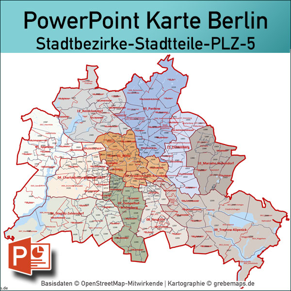 Karte Berlin Powerpoint, Landkarte Powerpoint Berlin, Postleitzahlen Berlin Powerpoint, PowerPoint Karte Berlin, Powerpoint Karte Berlin PLZ 5-stellig, Powerpoint Karte Berlin PLZ-5, Powerpoint Karte Berlin Postleitzahlen, PowerPoint Karte Berlin Stadtbezirke, Powerpoint Karte Berlin Stadtteile, Powerpoint Landkarte Berlin, Powerpoint Vorlage Karte Berlin, Stadtteile Berlin Powerpoint, Vektorkarte Berlin Powerpoint
