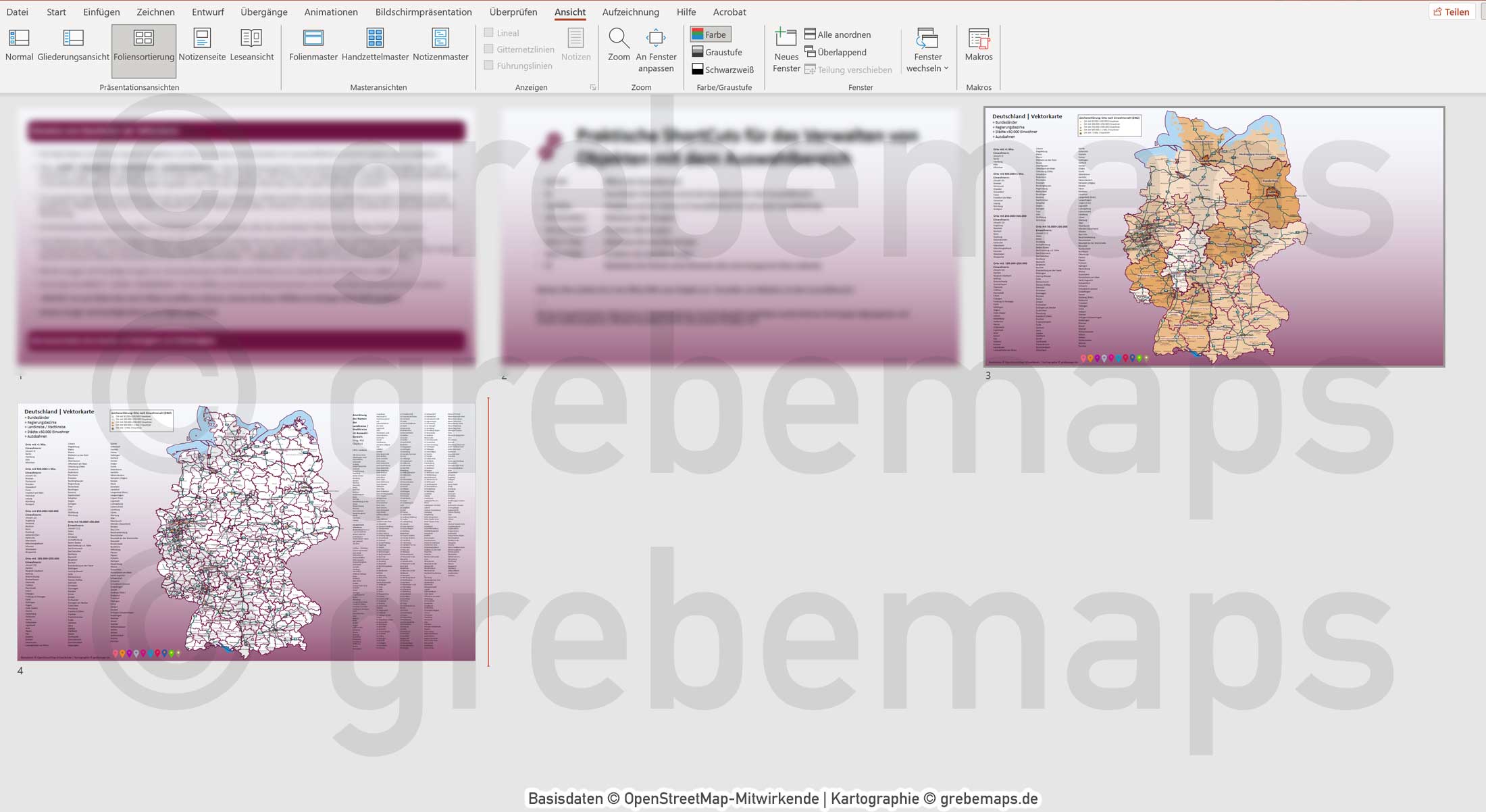 PowerPoint-Karte Deutschland Landkreise Regierungsbezirke Bundesländer Autobahnen Städte>50K Vektorkarte [Digital] – Bild 19